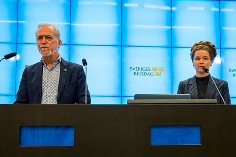 Amanda Lind (MP) och Daniel Helldén (MP)