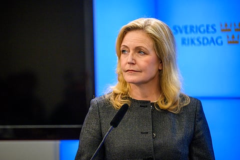 C:s partiledare Elisabeth Thand Ringqvist.