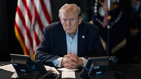 Bild på president Donald Trump