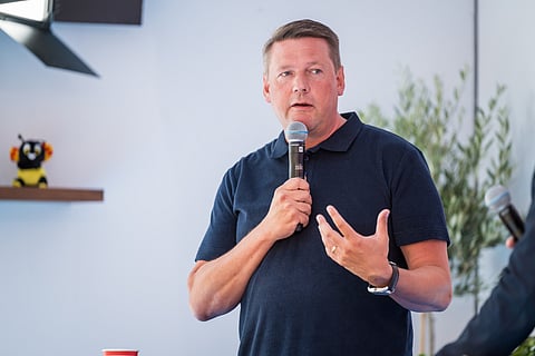 Socialdemokraternas partisekreterare Tobias Baudin.