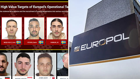 Tre Sverigekopplade personer med invandrarbakgrund listas bland Europols mest eftersökta brottslingar.