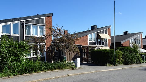 Kedjehus i Långsjöhöjden, Stockholm.