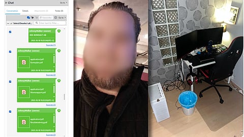 Bilder från polisens förundersökning 