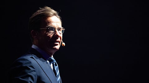 Statsminister Ulf Kristersson (M).