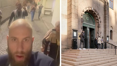 Ministern för civilt försvar Carl-Oskar Bohlin (M) uppmärksammade hur han förföljdes av Palestinaaktivister i Gamla stan förra året.