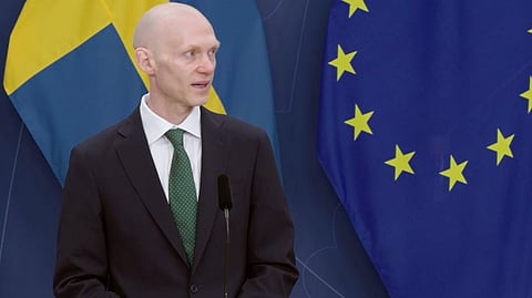 Stabilitetsrådets ordförande, finansmarknadsminister Niklas Wykman