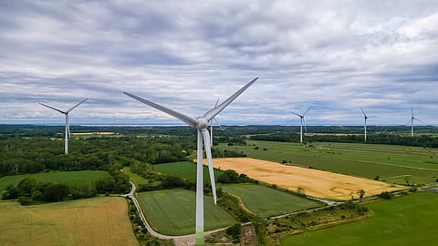 Vindkraftverk på Öland.