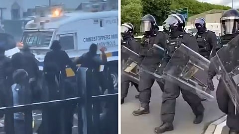 Montage. Sociala medier