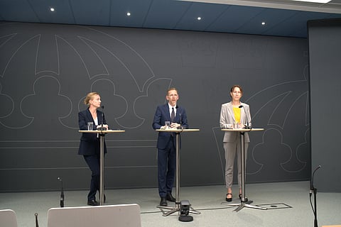 Bild från pressträffen 