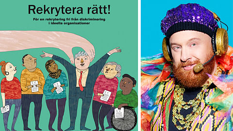 Boken "Rekrytera rätt!" och Petter Wallenberg, grundare till Rainbow Riots.