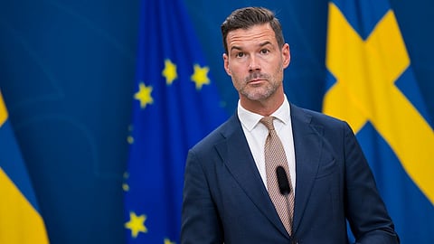 Migrationsminister Johan Forssell (M).
