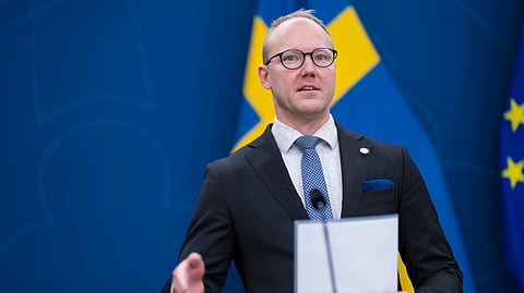 Ludvig Aspling, migrationspolitisk talesperson för Sverigedemokraterna. 