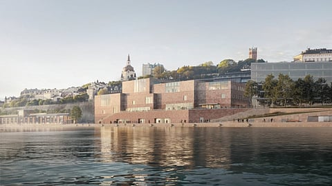 Bild på hur Nobel Center kan komma att se ut