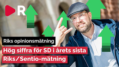 Opinionen: Sverigedemokraterna avslutar året med högt stöd