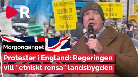 Morgongänget: Protester i England: Regeringen vill "etniskt rensa" landsbygden