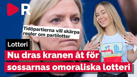 Nu dras kranen åt för Socialdemokraternas omoraliska lotteri