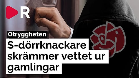 Socialdemokraterna sprider skräck i otrygga områden – Knackar dörrar