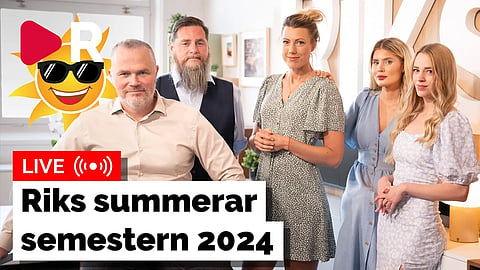 LIVE 15:00 - Riks summerar semestern 2024