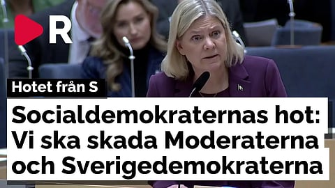 Socialdemokraternas hot: Ska skada moderater och Sverigedemokrater