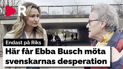 Här får Ebba Busch möta svenskarnas desperation