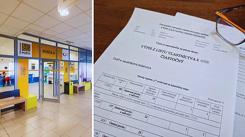Pošty už opäť vydávajú výpisy z listu vlastníctva.