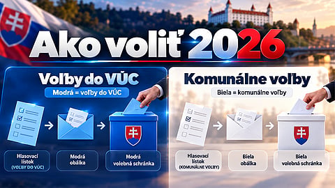 Voľby 2026: Pozor na farby obálok, hlas môže byť neplatný