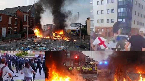 Protesty po vražde detí v anglickom Southporte pokračujú.