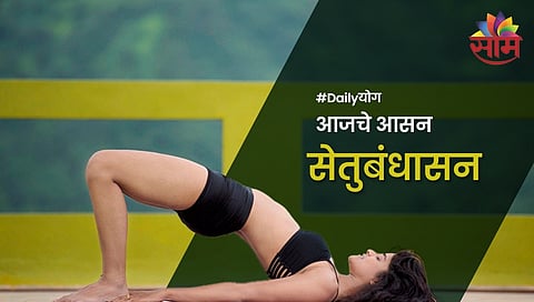 Daily योग:शरीराची लवचिकता वाढते सेतुबंधासन
