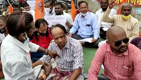 OBC जनगणना । केंद्र सरकारविरोधात मुंडन आंदोलन