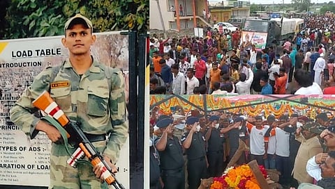 बिबी येथील जवान किशोर काळुसे अनंतात विलीन...