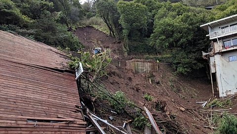 file photo landslide