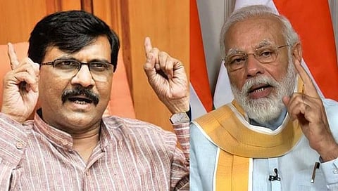 Sanjay Raut - Narendra Modie