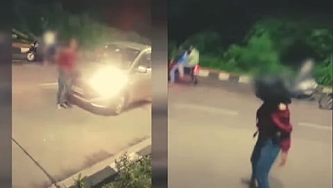 Viral Video : अंबरनाथमध्ये मद्यधुंद तरुणीचा भररस्त्यात धिंगाणा