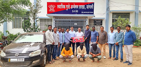 सांगलीमध्ये शस्त्र तस्करी करणारी टोळी जेरबंद; देशी बनावटीच्या पिस्तूलांसह 6 जिवंत काडतुसे जप्त!