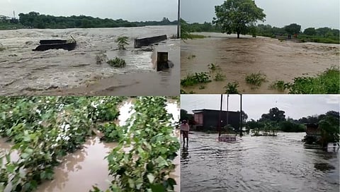 बीडमध्ये पुन्हा पुर परिस्थीती निर्माण; अनेक गावांचा संपर्क तुटला