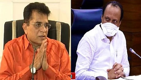 kirit somaiyaa ajit pawar
