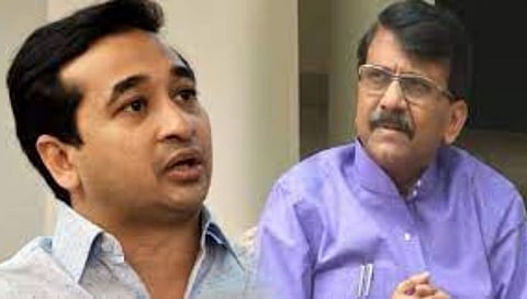 nitesh rane sanjay raut