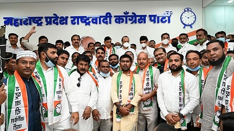 congress leader rajkishor modi enters in ncp