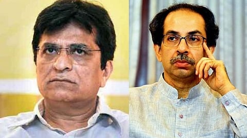 kirit somaiya & uddhav thackeray