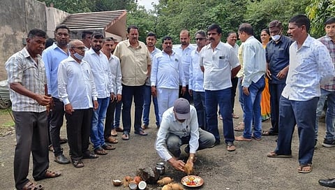 udayanraje bhosale along with citizens