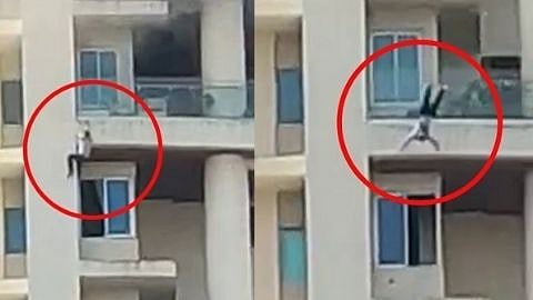 लालबाग: इमारतीला भीषण आग; 19 व्या मजल्यावरुन पडलेल्या व्यक्तीचा मृत्यू; पाहा Video