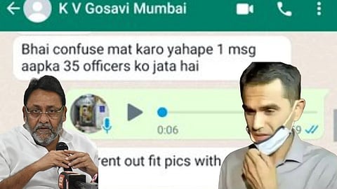 "...ही समीर वानखेडेंची प्रायव्हेट आर्मी"; मलिकांच्या आरोपांचं नवं ट्विट 