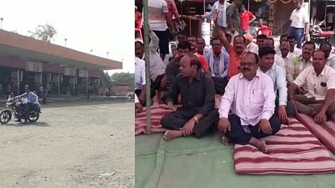 एसटीला पुन्‍हा ब्रेक! जिल्ह्यातील आगारांतून बाहेर पडली नाही एकही बस