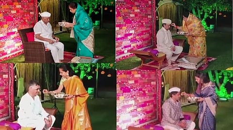 रेशीमगाठी जन्मोजन्मीच्या, पाडव्याचा सण आणि औक्षण... पहा पवार कुटुंबियांचं प्रेम!