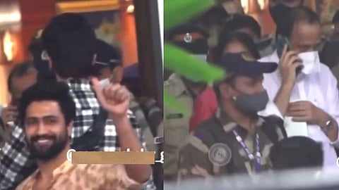 गर्दी कसली? सेलिब्रिटी कोण? अजितदादांच्या एन्ट्रीला हिरो झाला साईड हिरो (पहा Video)