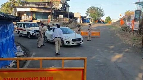 police security before president ramnath kovind visits raigad fort
