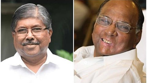 Sharad Pawar & Chandrakant Patil  