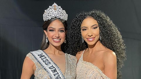 Harnaaz Sandhu and Cheslie Kryst