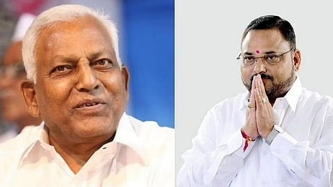 ganpatro patil and rajendra patil yadravkar