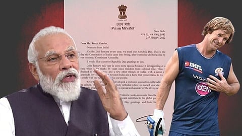 Narendra Modi & Jonty Rhodes
